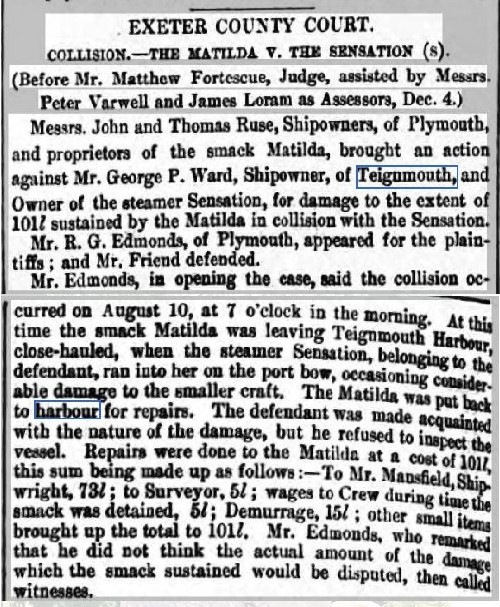 18771208 Shipping and Mercantile Gazette 08 December 1877 1