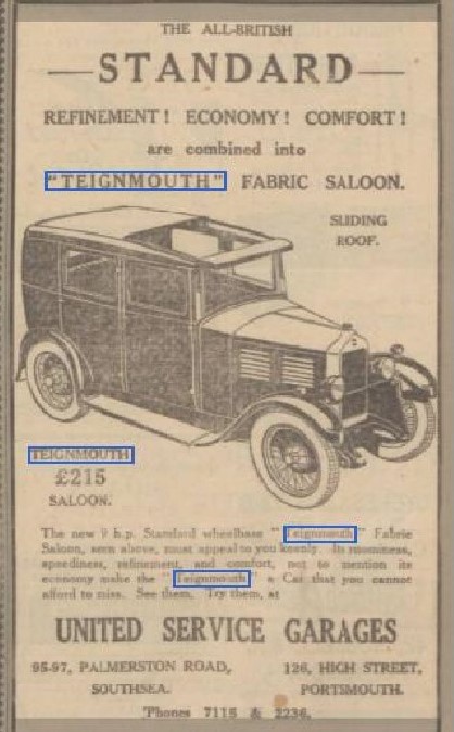19290129 Portsmouth Evening News 29 January 1929