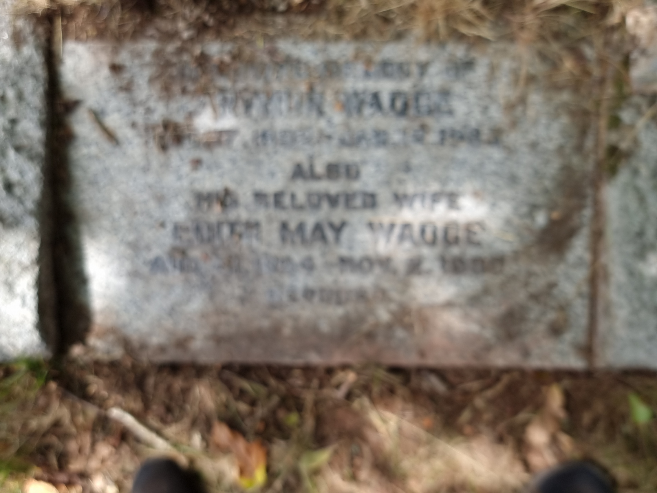 Arthur and Edith May Wadge