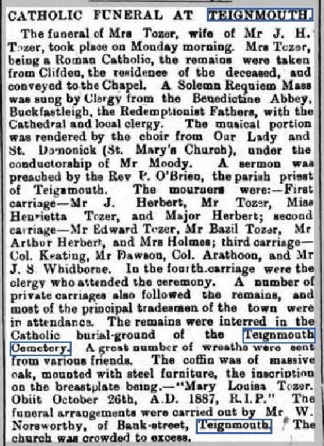 Totnes Weekly Times 05 November 1887