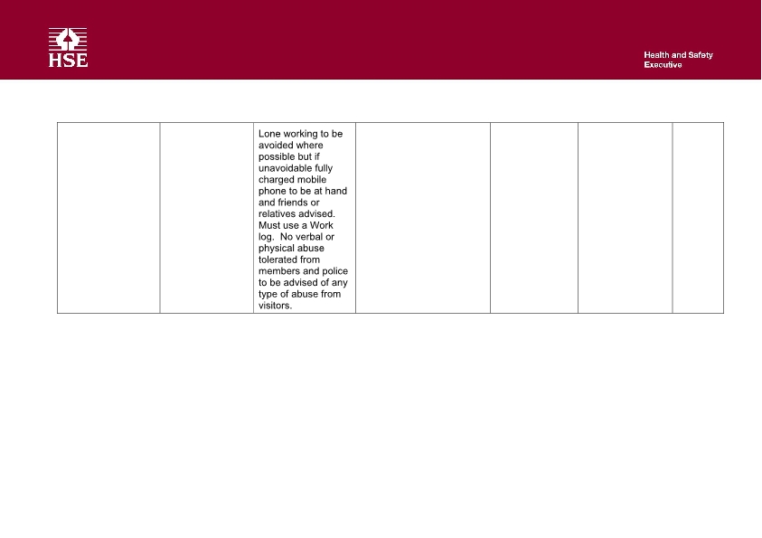 VTOC Risk Assessment Page 8